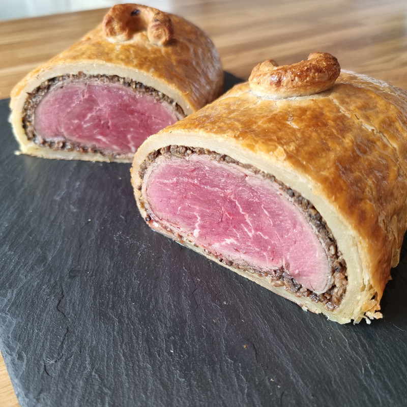 Filet de Boeuf Wellington, duxelles de champignons des bois de 4 à 8